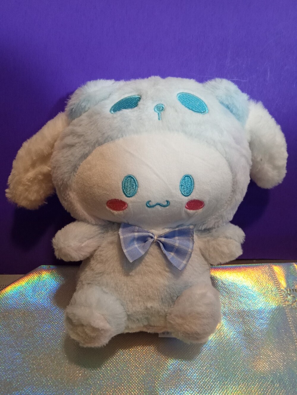 Hello Kitty Sanrio Iridescent Blue Cinnamoroll Plush Toy